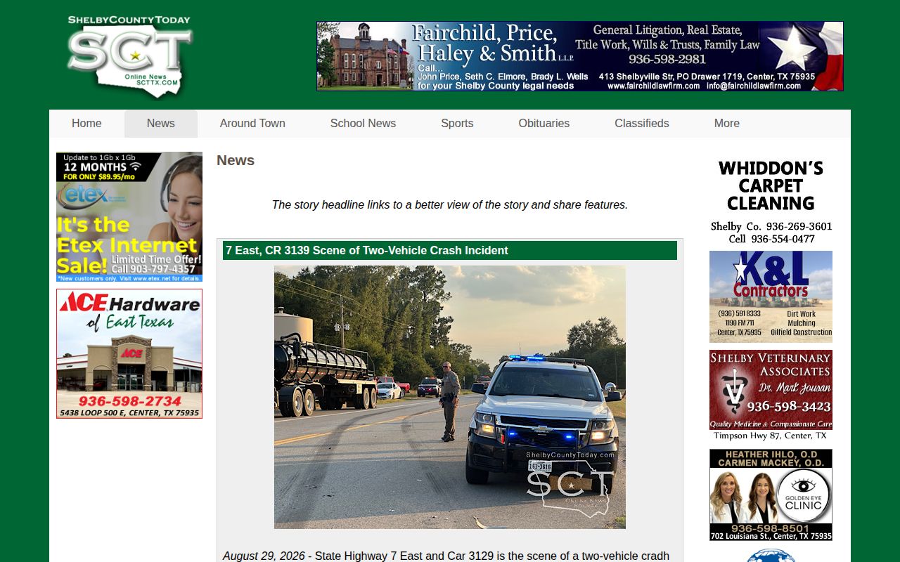 Shelby County news source for arrest and court coverage